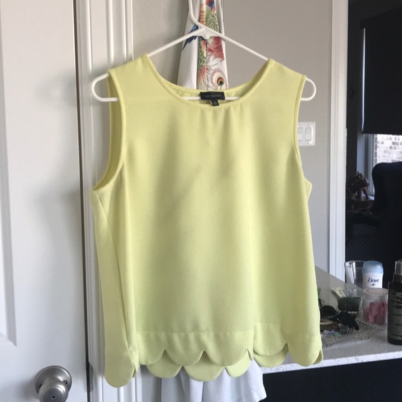 The Limited Tops - The limited Pastel yellow blouse